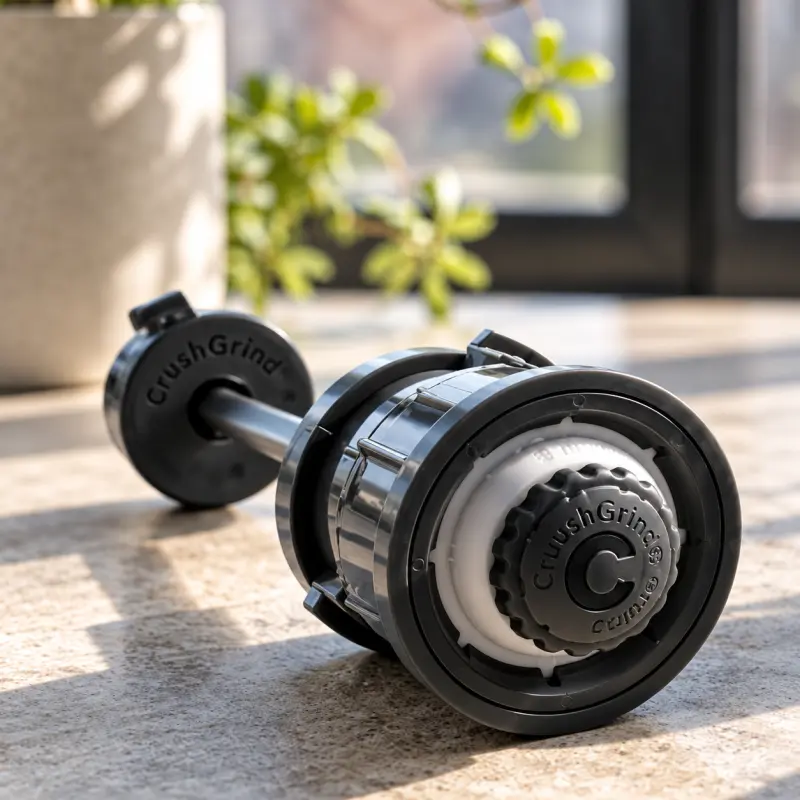 Mécanisme de moulin céramique, tige 139 mm - anthracite